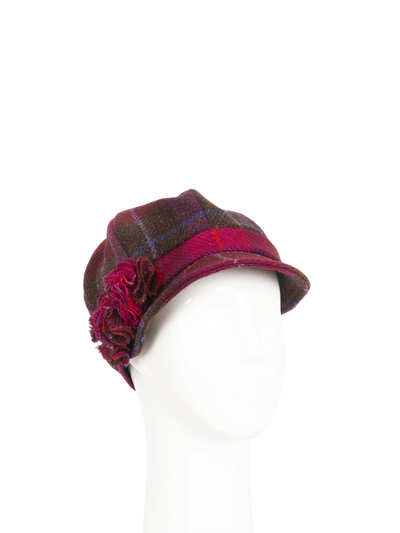Harris Tweed Ladies Flower Hat - A031 (HW)