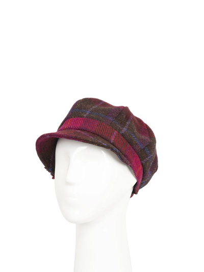 Harris Tweed Ladies Flower Hat - A031 (HW)
