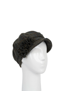 Harris Tweed Ladies Flower Hat - HB161 (HW)