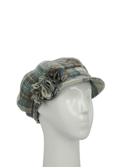 Harris Tweed Ladies Flower Hat - A0259 (HW)