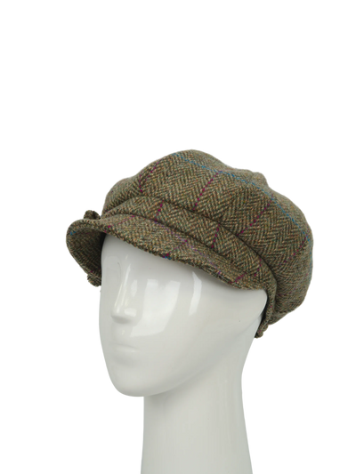 Harris Tweed Ladies Flower Hat - HB162 (HW)
