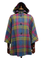 Harris Tweed Ladies Hooded Cape A0195