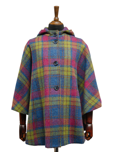 Harris Tweed Ladies Hooded Cape A0195