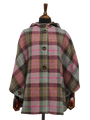 Harris Tweed Ladies Hooded Cape A0254