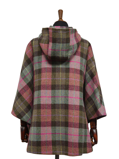 Harris Tweed Ladies Hooded Cape A0254