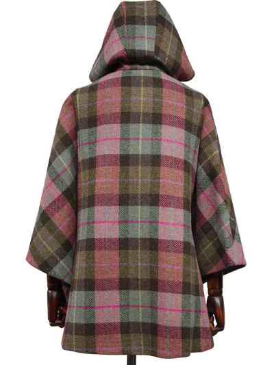 Harris Tweed Ladies Hooded Cape A0254