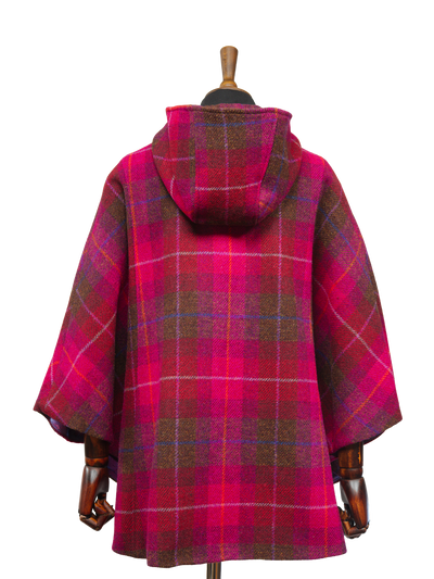 Harris Tweed Ladies Hooded Cape - A031