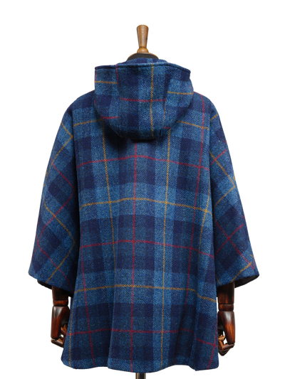 Harris Tweed Ladies Hooded Cape A075