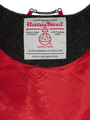 Harris Tweed Ladies Hooded Cape - Dark Charcoal Herringbone