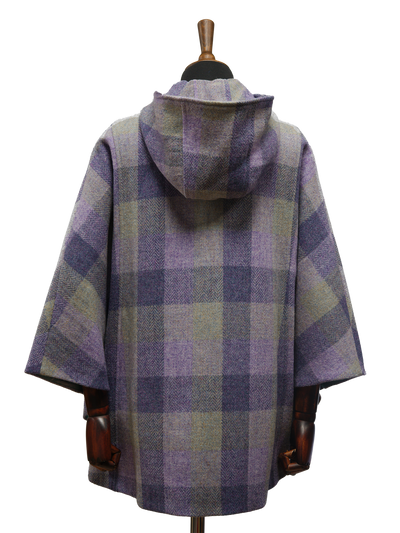 Harris Tweed Ladies Hooded Cape HB156