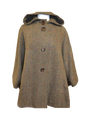 Harris Tweed Ladies Hooded Cape HB40