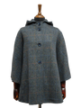 Harris Tweed Ladies Hooded Cape HB80