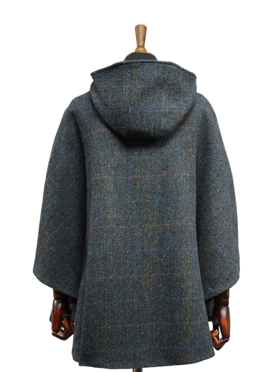 Harris Tweed Ladies Hooded Cape HB80