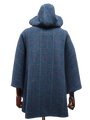 Harris Tweed Ladies Hooded Cape Ocean