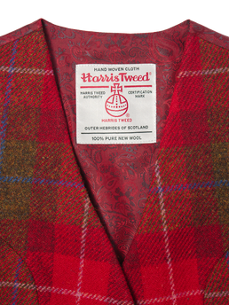 Harris Tweed Ladies Janet Waistcoat A001