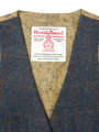 Harris Tweed Ladies Janet Waistcoat Blue Multi