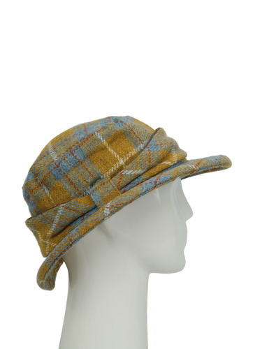 Harris Tweed Melrose Brimmed Hat - Lichen (HH)