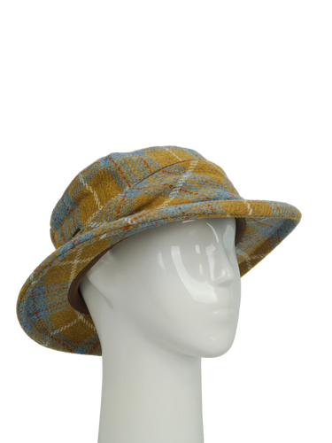 Harris Tweed Melrose Brimmed Hat - Lichen (HH)