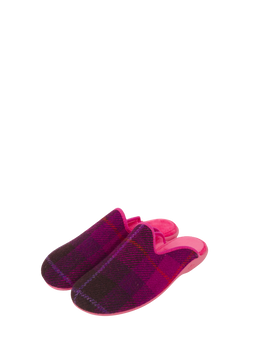Harris Tweed Ladies Slippers A032