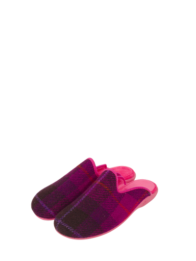 Harris Tweed Ladies Slippers A032