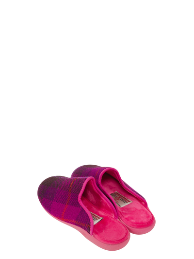 Harris Tweed Ladies Slippers A032