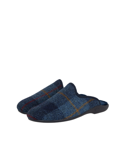 Harris Tweed Ladies Slippers - A075
