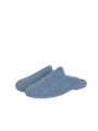 Harris Tweed Ladies Slippers - Sky Windowpane