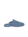 Harris Tweed Ladies Slippers - Sky Windowpane