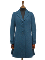 Harris Tweed Ladies Tara Coat Blue Mix Herringbone