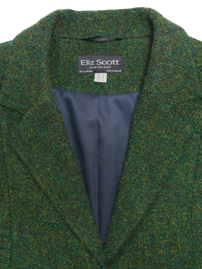Harris Tweed Ladies Tara Coat Bottle Green