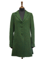 Harris Tweed Ladies Tara Coat Bottle Green