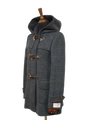 Harris Tweed Lara Duffle Coat Blue Multi