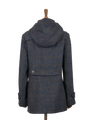 Harris Tweed Lara Duffle Coat - Blue Multi