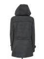 Harris Tweed Lara Duffle Coat Blue Multi