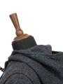 Harris Tweed Lara Duffle Coat - Blue Multi