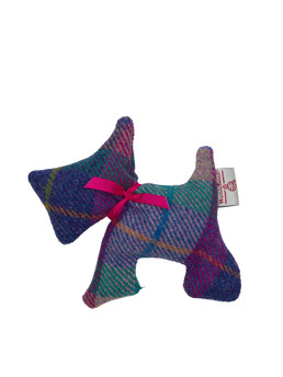 Harris Tweed Lavender Scottie Dog A093