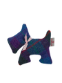 Harris Tweed Lavender Scottie Dog A089