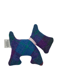 Harris Tweed Lavender Scottie Dog A089
