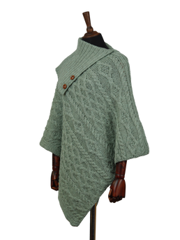Long Neck Poncho Sage