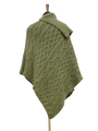 Long Neck Poncho Green