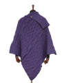 Long Neck Poncho Purple