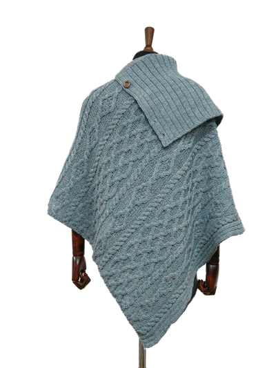 Long Neck Poncho Summer Storm