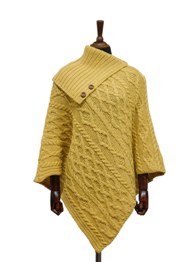 Long Neck Poncho Sunflower