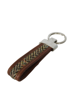 Harris Tweed Loop Keyring - HB133