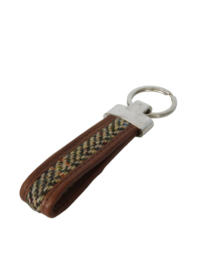 Harris Tweed Loop Keyring - HB133
