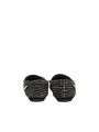 Harris Tweed Louis Moccasins - Grey/Black Tartan Check