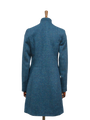 Harris Tweed Lucy Coat - Blue Mix Herringbone