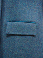 Harris Tweed Lucy Coat - Blue Mix Herringbone