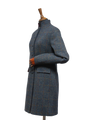 Harris Tweed Lucy Coat Blue Multi