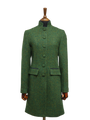 Harris Tweed Lucy Coat Bottle Green